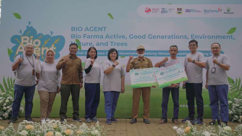 7. Rilis 072 - Biofarma Group Gelar Kegiatan Peduli Lingkungan di Kawasan Desa Cipada