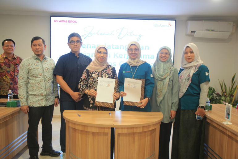 Penandatanganan Kerjasama Biofarma dengan Awal Bros (3)