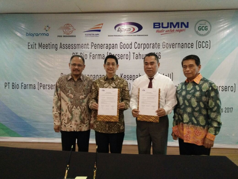 Bio Farma Raih Skor Sangat Baik Hasil Audit BPKP Jabar