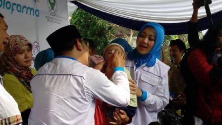 Ridwan Kamil Targetkan 250 Ribu Balita di Kota Bandung Dapat Tetes Vaksin Polio