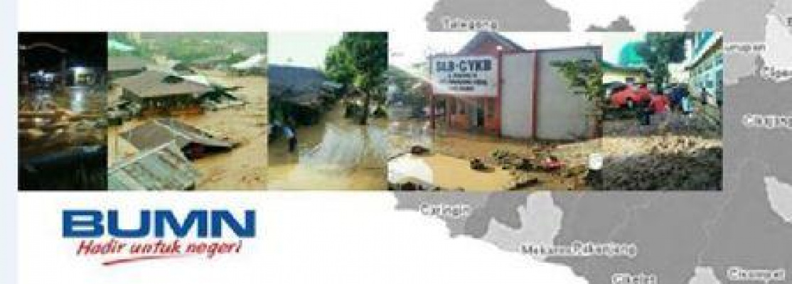 Kepedulian BUMN Terhadap Musibah Bencana Banjir Sungai Cimanuk Kabupaten Garut Merespon Cepat Dengan Menyalurkan Bantuan
