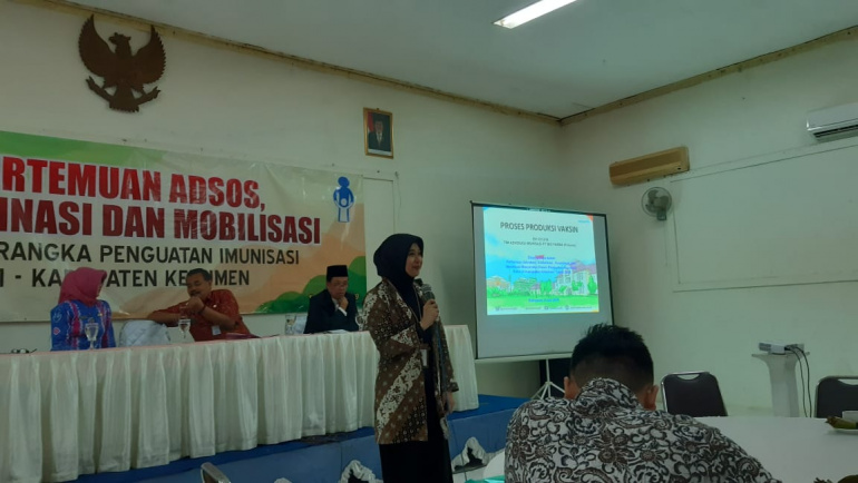 Edukasi Vaksin melalui Advokasi dan Sosialisasi
